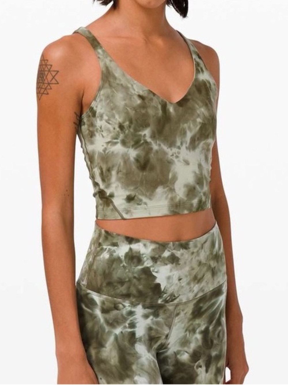 Lululemon | Align Tank Top Diamond Dye Light Sage Medium Olive Size 2